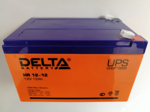 Аккумулятор для ИБП Delta 12V 12Ah (серия HR)